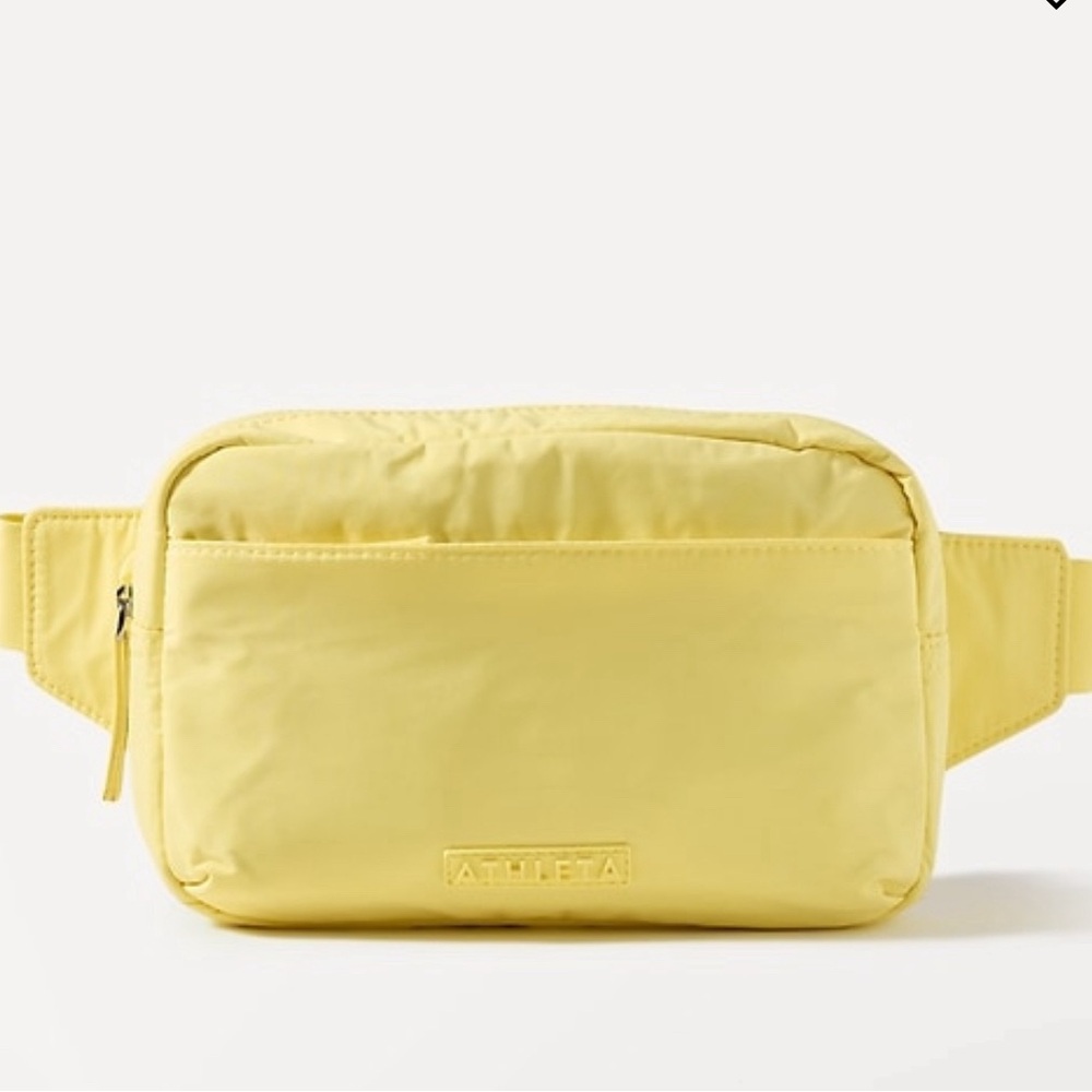 Athleta All About Bright Yellow Crossbody Large